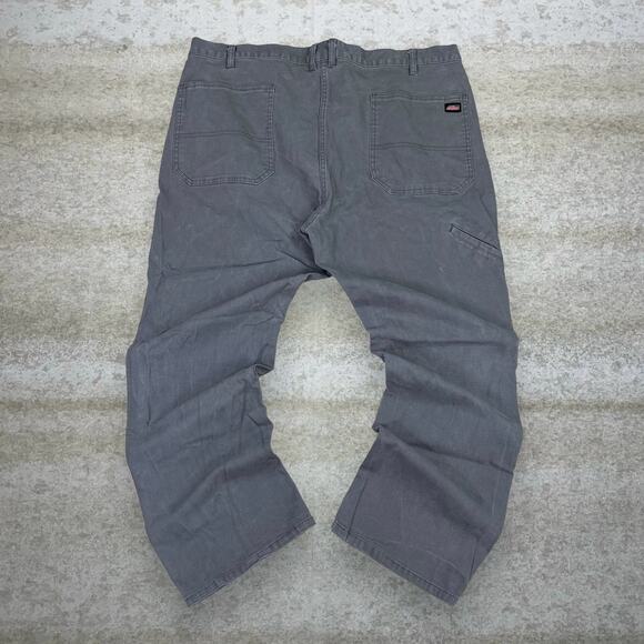 Dickies Other - Vintage 90s Dickies Carpenter Pants 40x30 Straight Light Grey Canvas Dungaree